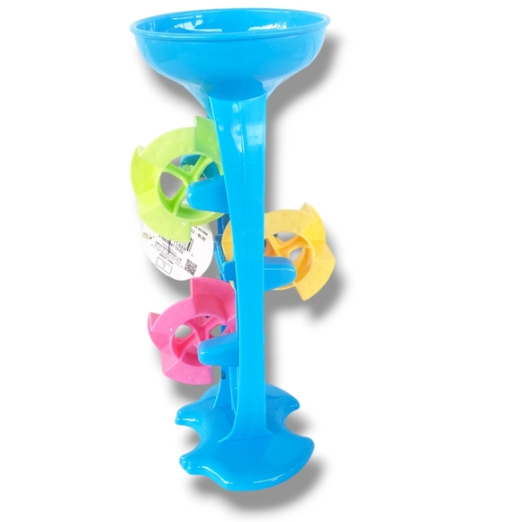 Colorful Bathtub toy Waterwheel Rotary Water Sprinkler Windmill Sand Toy - Picture 1 of 4